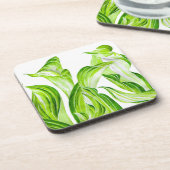 'Hosta with Mosta' auf Untersetzer Set (Linke Seite)