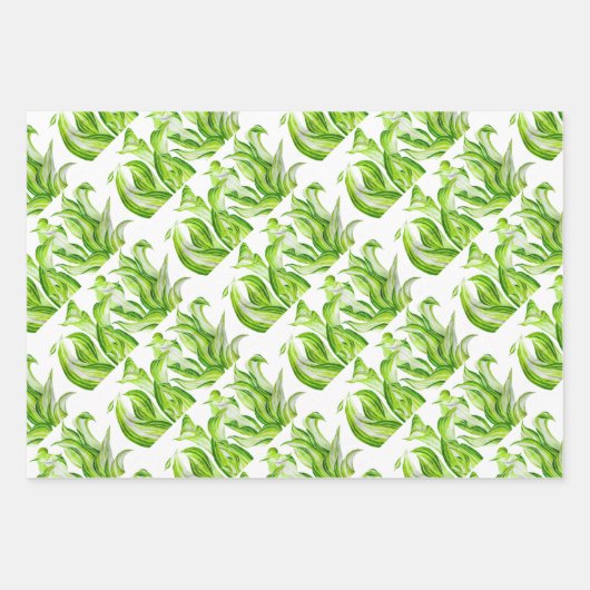 'Hosta with Mosta' Wrapping Paper Set Geschenkpapier Set (Vorderseite 2)