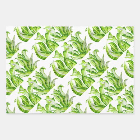 'Hosta with Mosta' Wrapping Paper Set Geschenkpapier Set (Vorderseite)