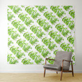 'Hosta with the Mosta' auf Tapestry Wandteppich (Beispiel (Horizontal))