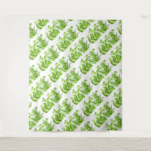 'Hosta with the Mosta' auf Tapestry Wandteppich (Vorderseite)