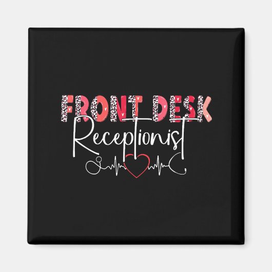Hostal Receptionist Office Valentine Nursing Tee W Magnet (Vorne)