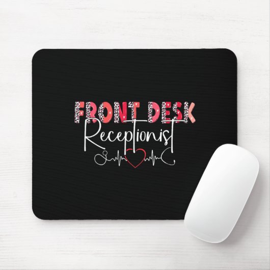 Hostal Receptionist Office Valentine Nursing Tee W Mousepad (Mit Mouse)