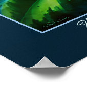 Hostas in Bloom Poster (Ecke)