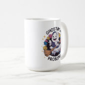 Hosten Sie meine Probleme, lustig Spooky Ghost-Des Kaffeetasse (VorderseiteRechts)