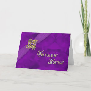 Hostess - Bridal Attendant Einladung