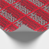 Hostess Extraordinaire Geschenkpapier (Ecke)