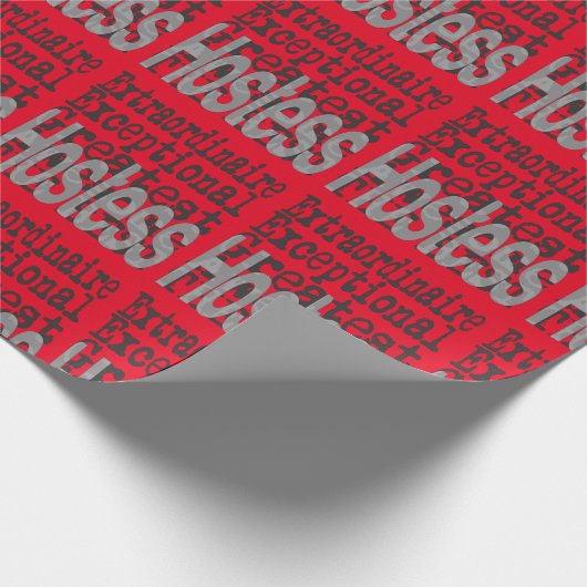 Hostess Extraordinaire Geschenkpapier (Ecke)