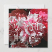 Hostess mit dem Mostest! Dankeskarte Einladung (Vorderseite)