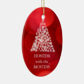 Hostess mit Mostess Weihnachten Keramik Ornament (Rechts)