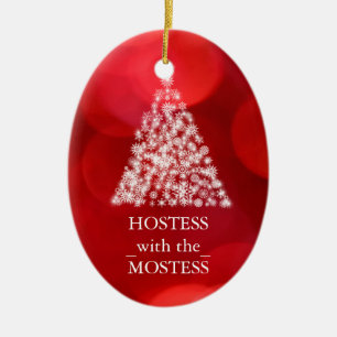 Hostess mit Mostess Weihnachten Keramik Ornament