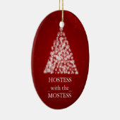 Hostess mit Mostess Weihnachten Keramik Ornament (Rechts)