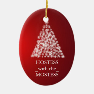 Hostess mit Mostess Weihnachten Keramik Ornament
