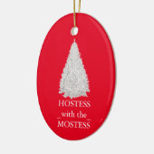 Hostess mit Mostess Weihnachten Weihnachten Kerami Keramik Ornament (Links)