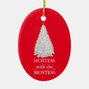 Hostess mit Mostess Weihnachten Weihnachten Kerami Keramik Ornament