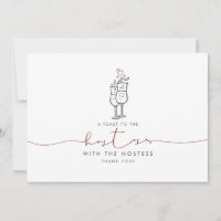 Hostess Mostess Niedlich Minimalistisch Vielen Dan