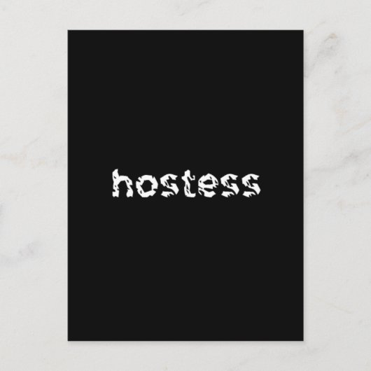 Hostess Postkarte (Vorderseite)