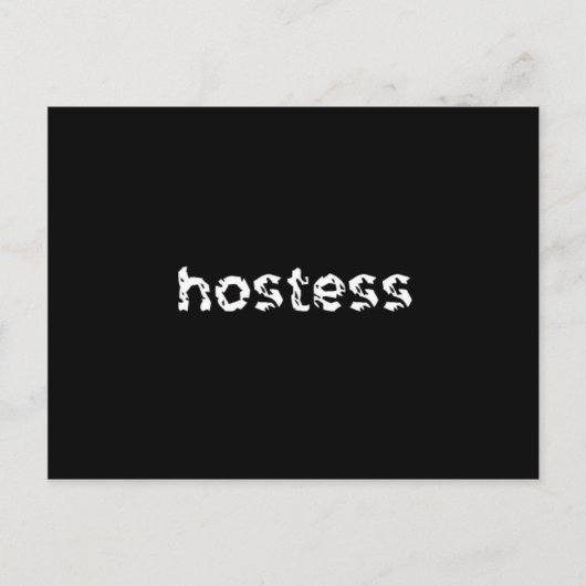 Hostess Postkarte (Vorderseite)