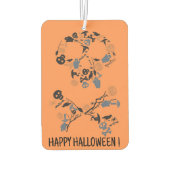 Hostien für Orangen Schädel und Kreuzbein Autolufterfrischer (Rückseite)