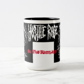 HOSTILE RAGE:15 gTasse Zweifarbige Tasse (Mittel)