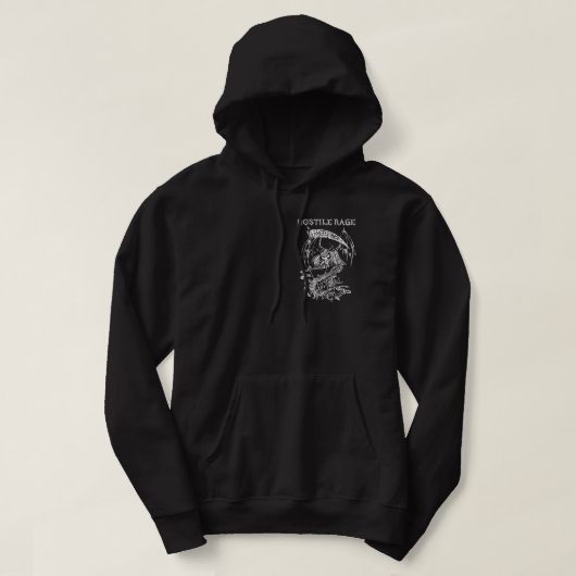HOSTILE RAGE - Auf der Rampe zweiseitig Hoodie (Design vorne)