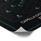 HOSTILE Star Map Poster (Ecke)