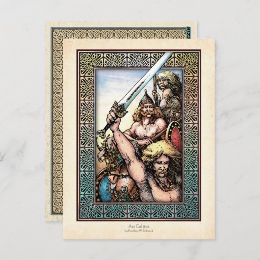 "Hosting of the Sidhe" Postkarte (Vorne/Hinten)