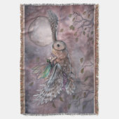 Hosting Owl und Faiasy Fantasy Art Decke (Vorderseite Vertikal)