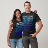 Hosting von Blue Text Podcast T-Shirt (Unisex)