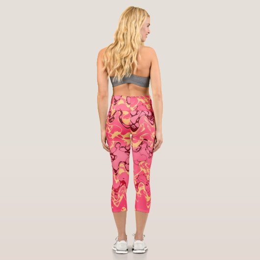 Hot Abend Capri Leggings (Rückseite)