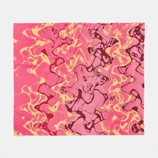 Hot Abend Fleecedecke (Vorderseite (Horizontal))