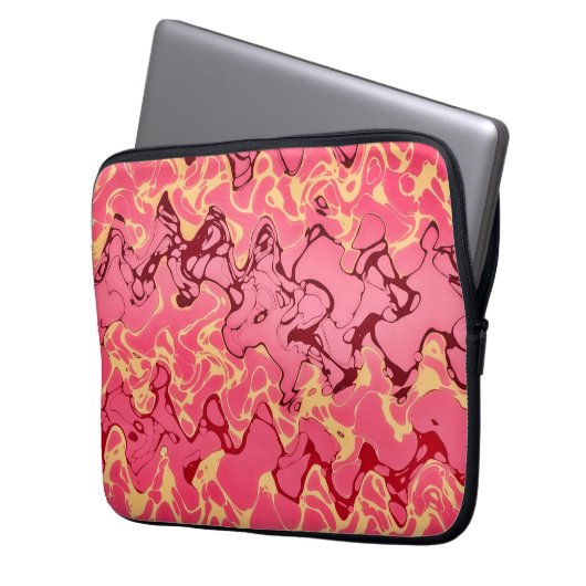 Hot Abend Laptopschutzhülle (Vorderseite Links)