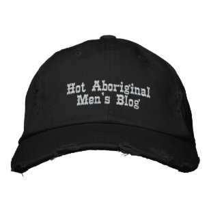 Hot Aborigine Men Blog Bestickte Kappe