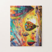 Hot Air Ballon 1 Foto Puzzles Internet Jigsaw (Vertikal)