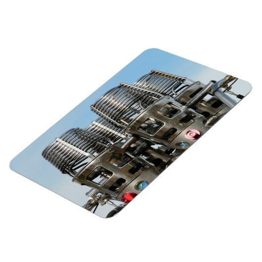 Hot Air Ballon Burners Magnet (Linke Seite)
