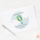 Hot Air Ballon Geburtstag Danke Stickers (Umschlag)