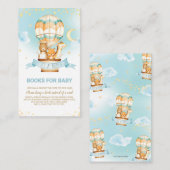 Hot Air Ballon Jungle Animals Boy Bringen Sie ein Begleitkarte (Vorne/Hinten)