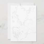 Hot Air Ballon Liebe ist in der Air Brautparty Einladung (Rückseite)