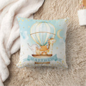 Hot Air Ballon Niedlicher Tiere Boy Kinderzimmer D Kissen (Decke)