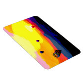 Hot Air Ballon Poster Style Magnet (Rechte Seite)