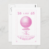 Hot Air Ballon Steampunk-Postkarten Postkarte (Vorne/Hinten)