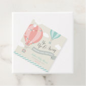 Hot Air Ballon Up & Away Baby Duschplatz Geschenkanhänger (Beispiel)