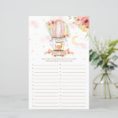 Hot Air Balloon Animals Baby ABC Baby Showgame (Stehend Vorderseite)