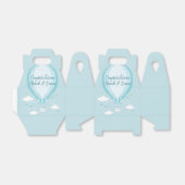 Hot Air Balloon Baby Dusche blau Geschenkschachtel (Ungefaltet)