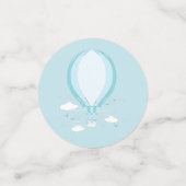 Hot Air Balloon Baby Dusche Blue Confetti Konfetti (Klein Vorderseite)