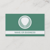 HOT AIR-BALLOON-Blase Visitenkarte (Rückseite)