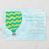 Hot Air Balloon Bridal Shower Einladungen (Vorne/Hinten)