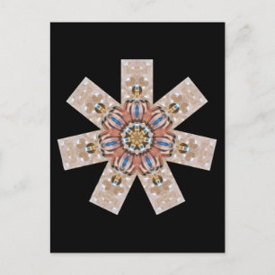 Hot Air Balloon Dance Paperweight Glasses Marbles Postkarte