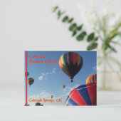 Hot Air Balloon Festival II Postkarte (Stehend Vorderseite)