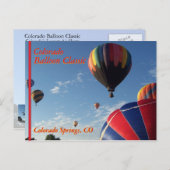 Hot Air Balloon Festival II Postkarte (Vorne/Hinten)